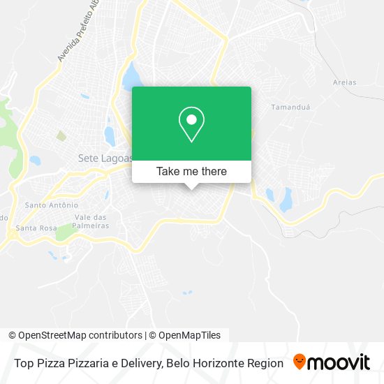 Top Pizza Pizzaria e Delivery map
