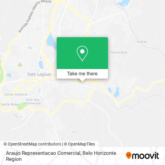 Araujo Representacao Comercial map