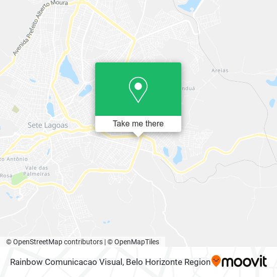 Rainbow Comunicacao Visual map