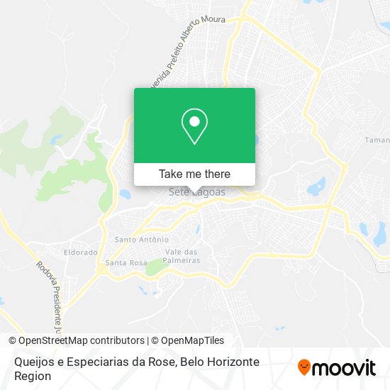 Queijos e Especiarias da Rose map