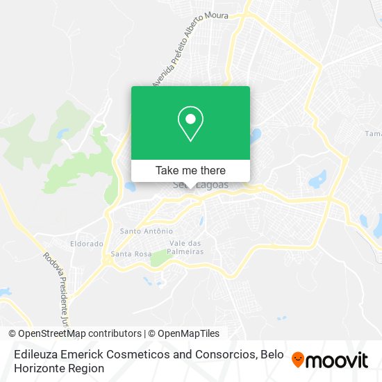 Edileuza Emerick Cosmeticos and Consorcios map