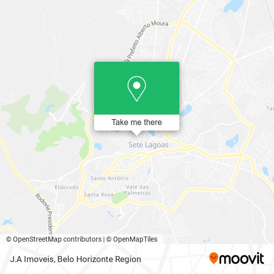 J.A Imoveis map