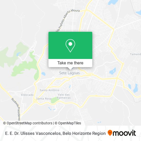 E. E. Dr. Ulisses Vasconcelos map