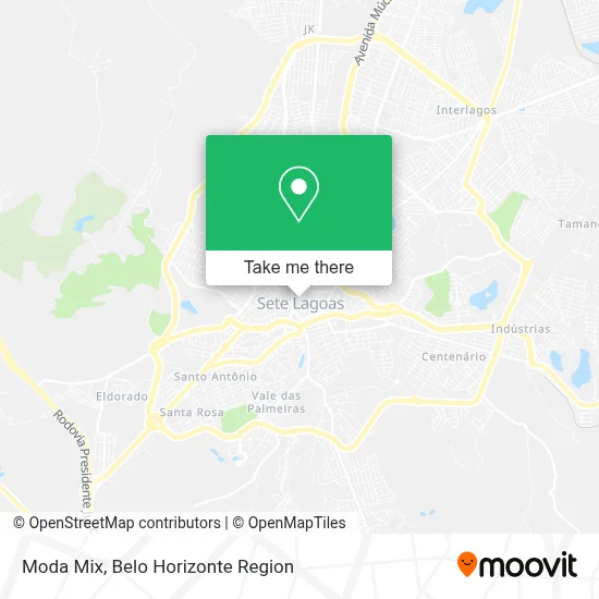 Moda Mix map