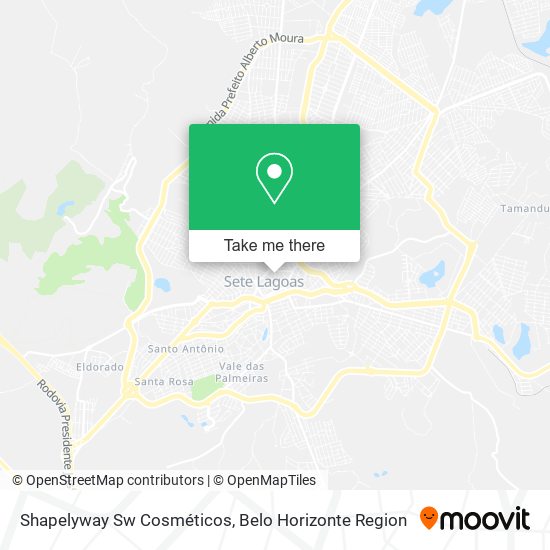 Shapelyway Sw Cosméticos map