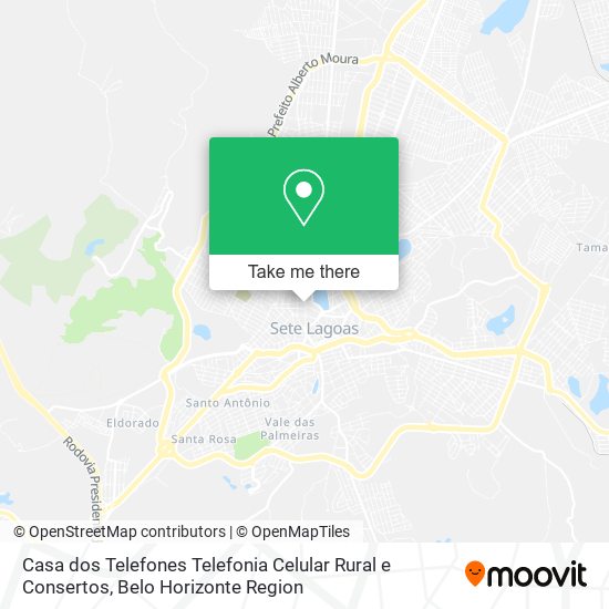 Casa dos Telefones Telefonia Celular Rural e Consertos map