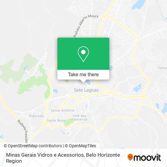 Minas Gerais Vidros e Acessorios map