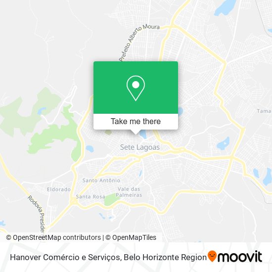 Hanover Comércio e Serviços map