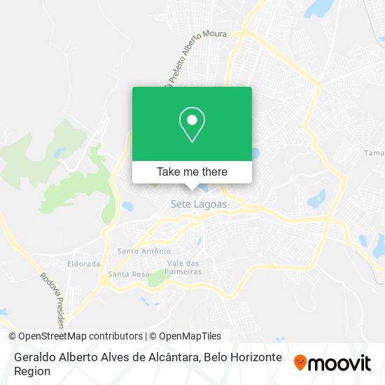 Geraldo Alberto Alves de Alcântara map