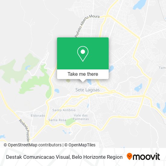 Destak Comunicacao Visual map