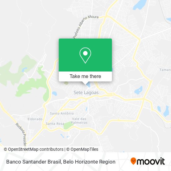 Banco Santander Brasil map
