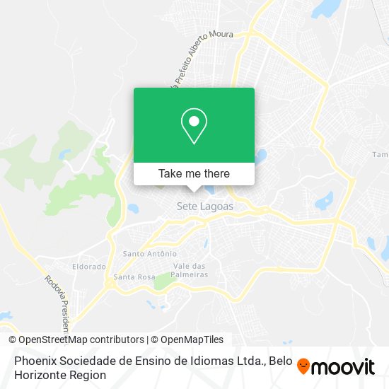 Phoenix Sociedade de Ensino de Idiomas Ltda. map