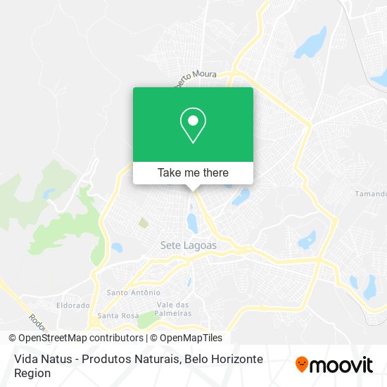 Vida Natus - Produtos Naturais map
