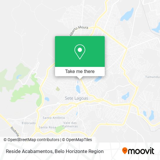 Reside Acabamentos map