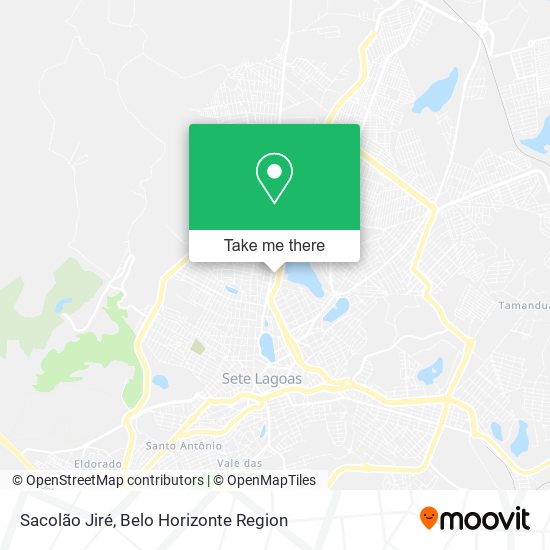 Sacolão Jiré map