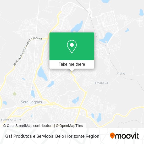 Gsf Produtos e Servicos map