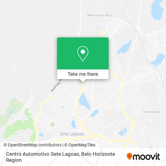 Centro Automotivo Sete Lagoas map