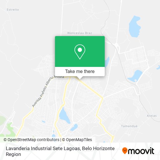 Lavanderia Industrial Sete Lagoas map