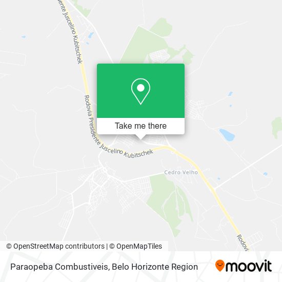 Paraopeba Combustiveis map