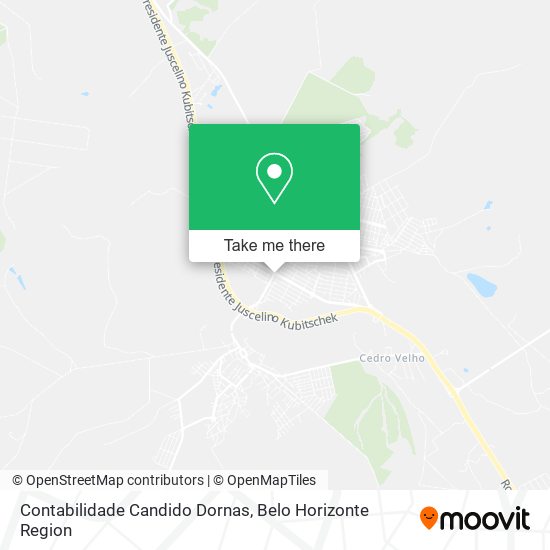 Contabilidade Candido Dornas map