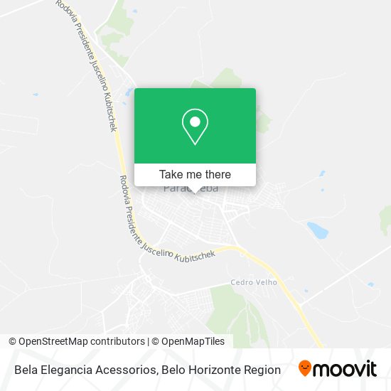 Bela Elegancia Acessorios map