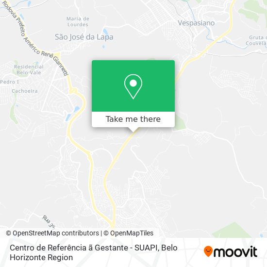 Centro de Referência ã Gestante - SUAPI map