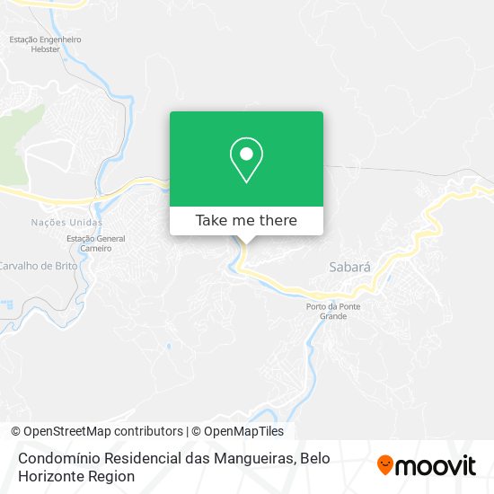 Condomínio Residencial das Mangueiras map