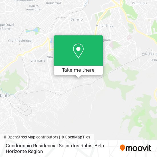 Condomínio Residencial Solar dos Rubis map