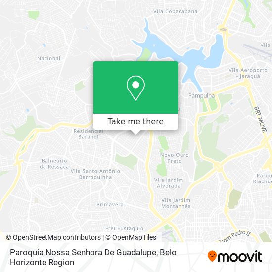 Mapa Paroquia Nossa Senhora De Guadalupe