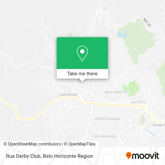 Rua Derby Club map