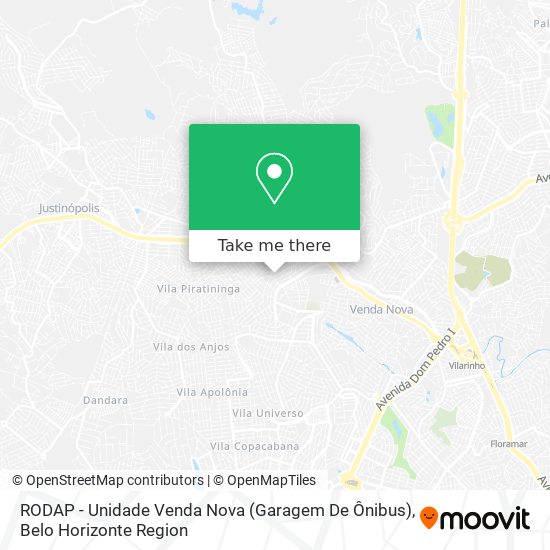 RODAP - Unidade Venda Nova (Garagem De Ônibus) map