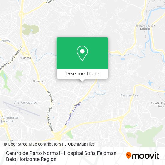 Centro de Parto Normal - Hospital Sofia Feldman map
