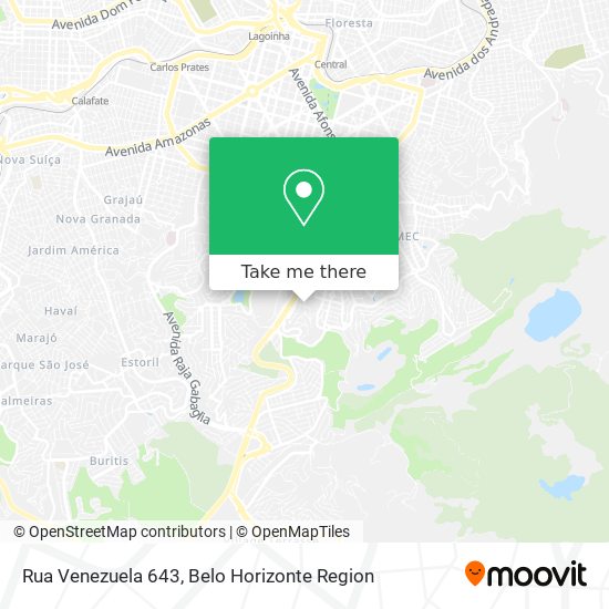 Rua Venezuela 643 map