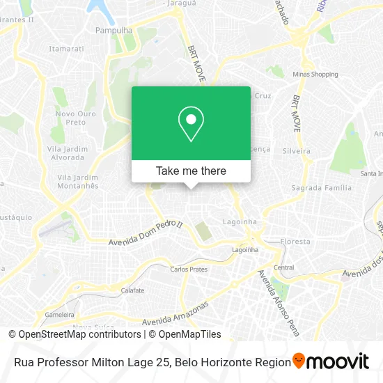 Rua Professor Milton Lage 25 map