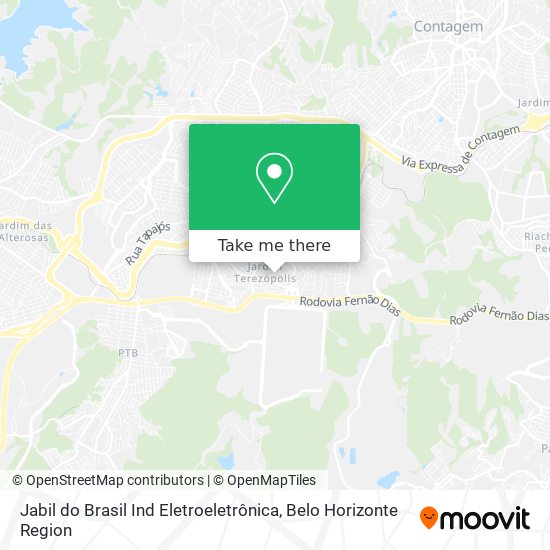 Jabil do Brasil Ind Eletroeletrônica map