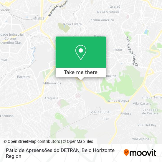 Pátio de Apreensões do DETRAN map