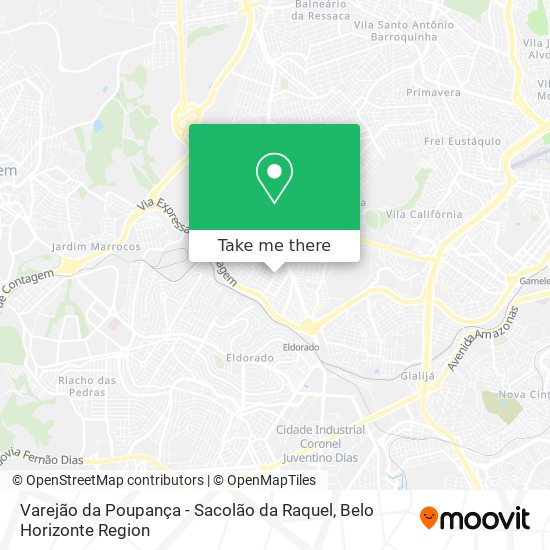 Varejão da Poupança - Sacolão da Raquel map