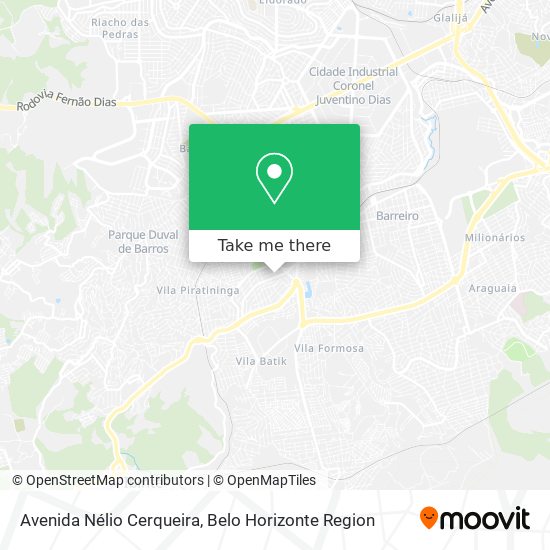 Avenida Nélio Cerqueira map