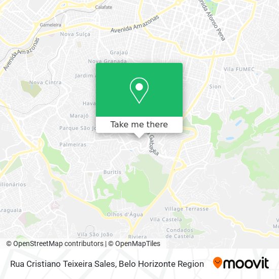 Rua Cristiano Teixeira Sales map