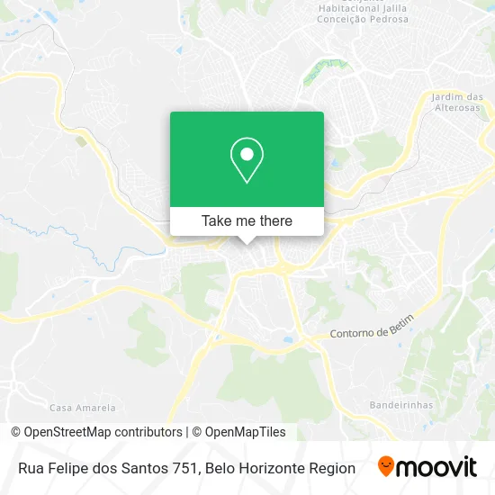 Rua Felipe dos Santos 751 map