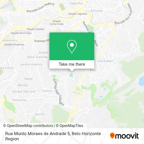 Rua Murilo Moraes de Andrade 5 map