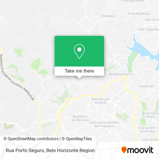 Rua Porto Seguro map