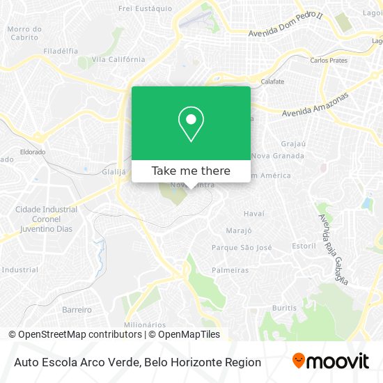 Auto Escola Arco Verde map