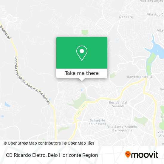 CD Ricardo Eletro map