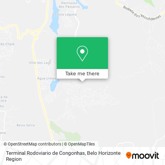 Terminal Rodoviario de Congonhas map