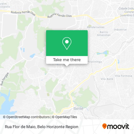 Rua Flor de Maio map