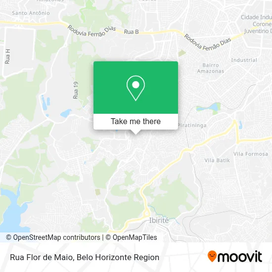 Rua Flor de Maio map
