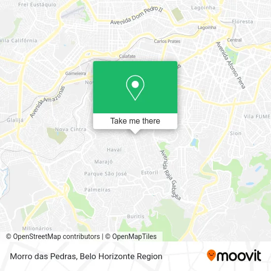 Morro das Pedras map