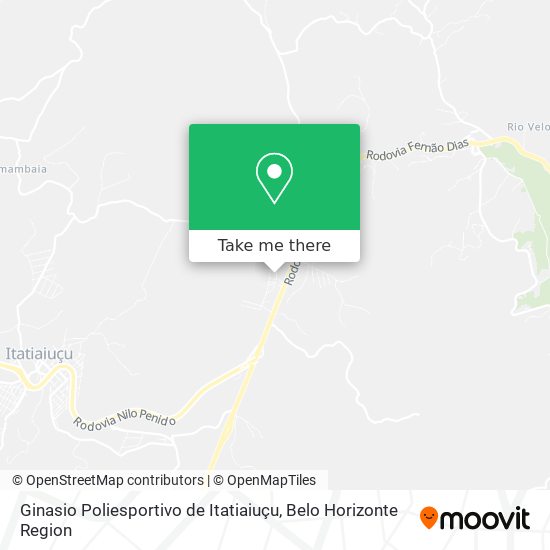 Ginasio Poliesportivo de Itatiaiuçu map