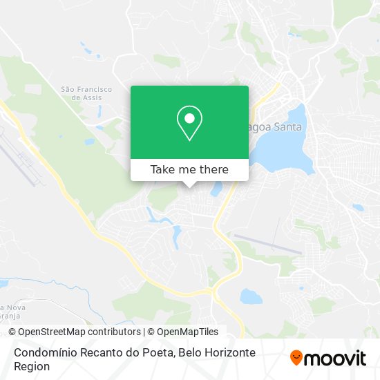 Condomínio Recanto do Poeta map